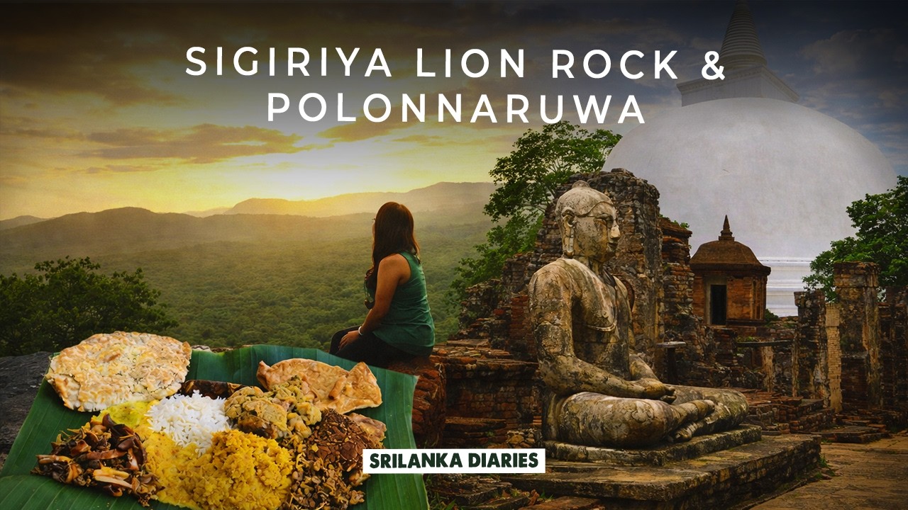 Sigiriya Lion Rock & Polonnaruwa Ancient City 🇱🇰 | Authentic Sri Lankan Food | Sri Lanka vlog |Day 3