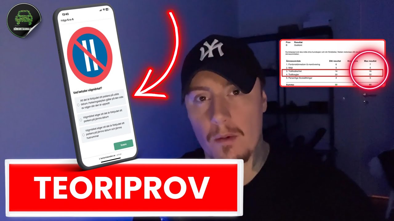 10 KÖRKORTSFRÅGOR som ALLTID kommer på TEORIPROVET | Teoriprov körkort #teoriprov #körkort