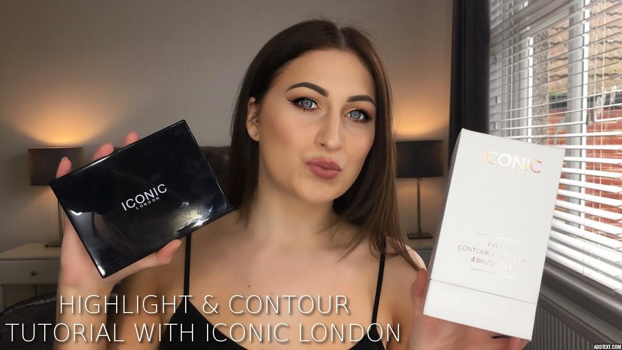 Highlight and Contour Tutorial with Iconic London Evo Brushes & Cream Contour Palette