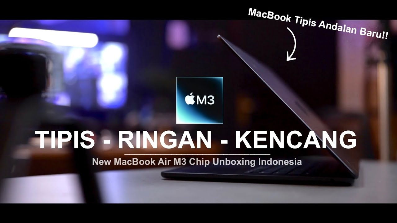 Unboxing New MacBook Air M3 Chip Indonesia (2024)