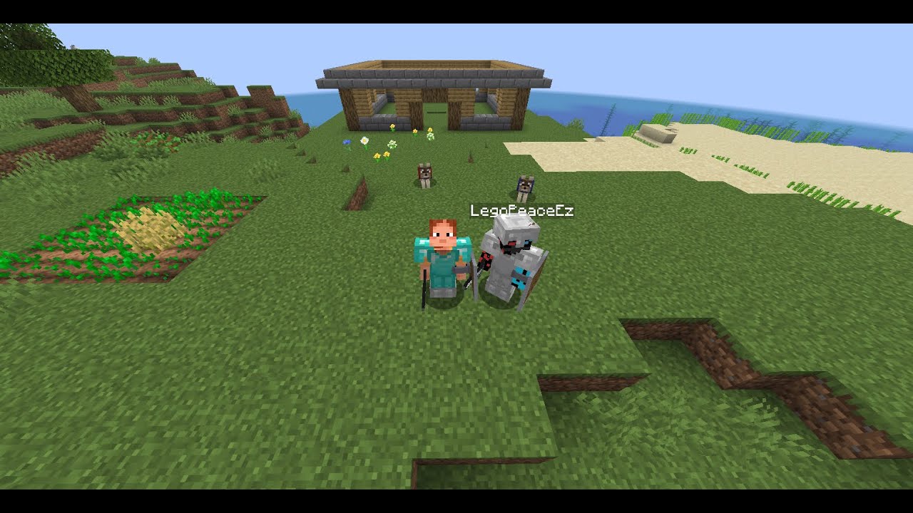 Playing minecraft pt.1