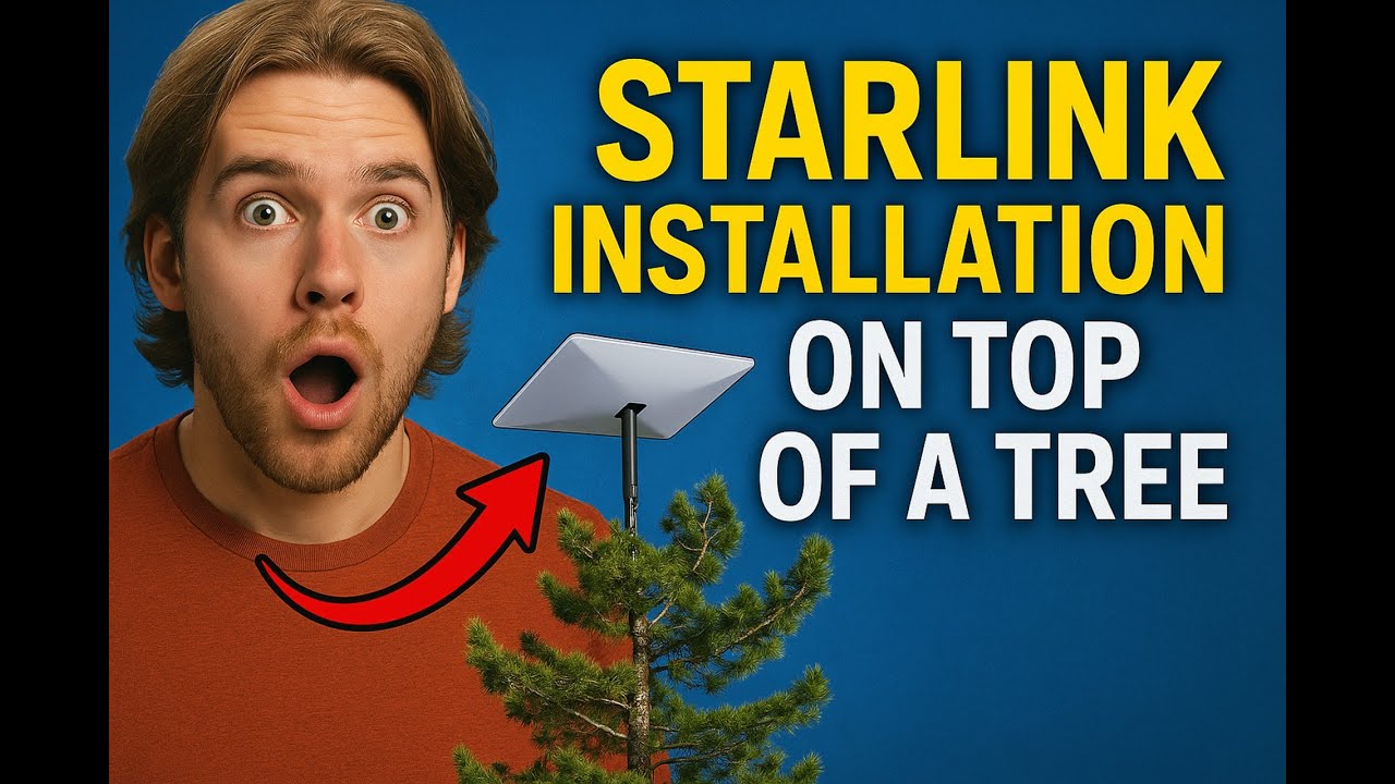 Extreme Starlink Installation in the Forest