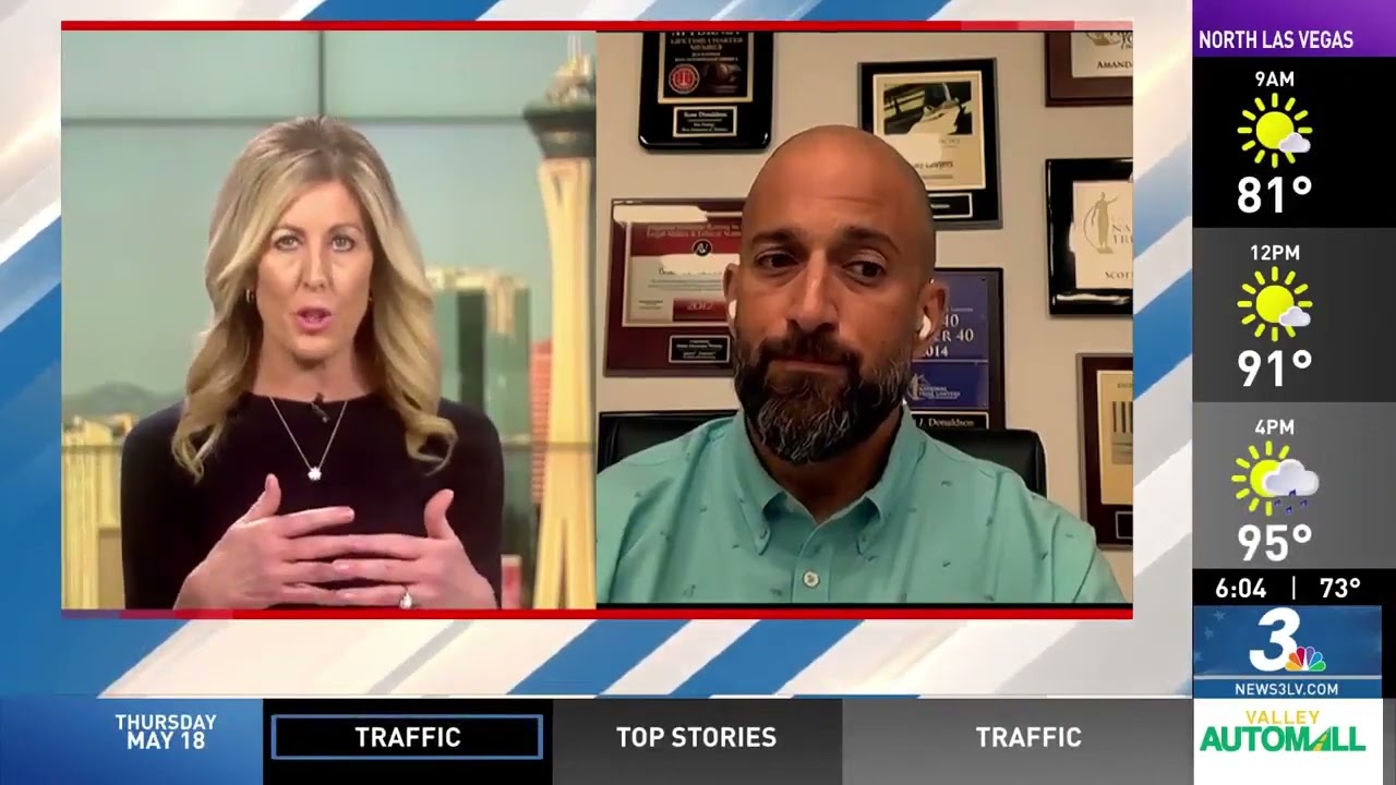 NBC 3 Las Vegas | Donaldson & Weston | Car Insurance & Theft