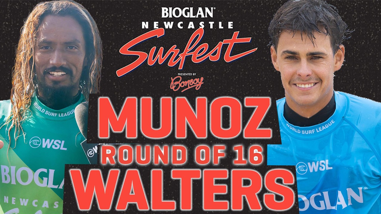 Dakoda Walters vs Carlos Munoz | Bioglan Newcastle SURFEST pres by Bonsoy -  Round of 16