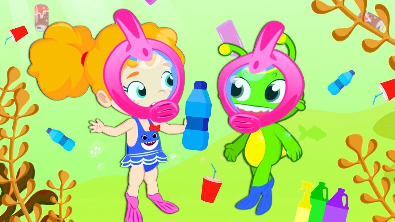 🌊 Phoebe & Groovy sauvent l’océan ! ♻️ Apprends le recyclage et l’environnement