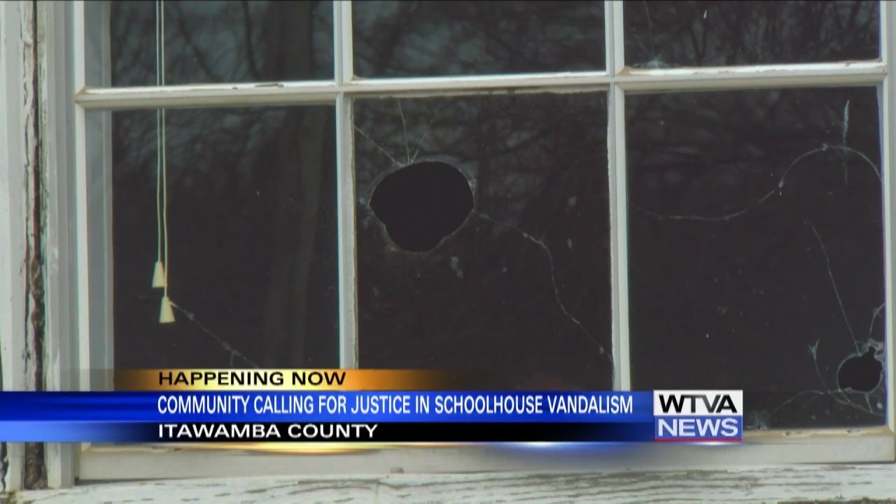 Historic schoolhouse in Itawamba County vandalized