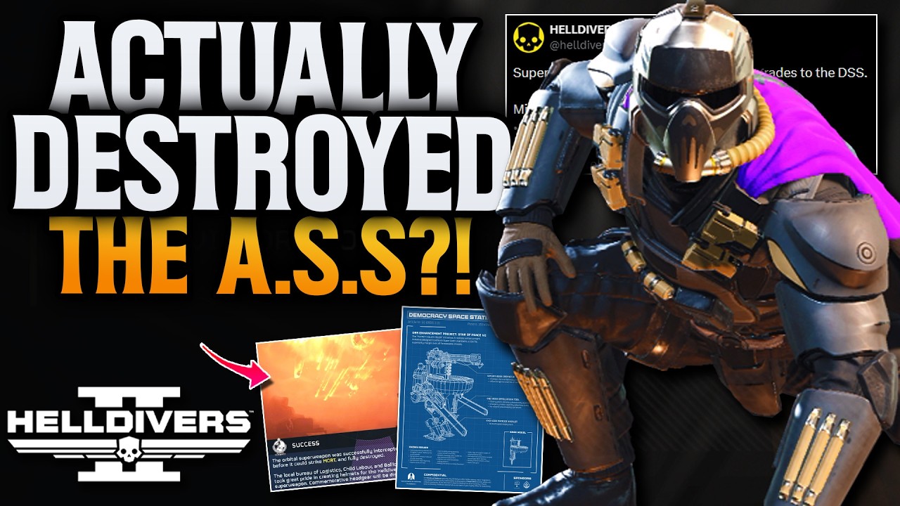 Helldivers 2: НОВЫЙ шлем! И уничтожение A.S.S.!