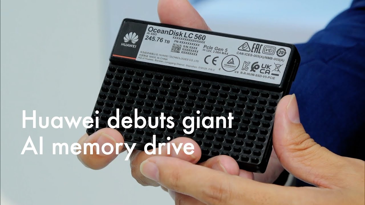 Huawei unveils world-leading AI supercharged hard drive to power data-hungry models in China