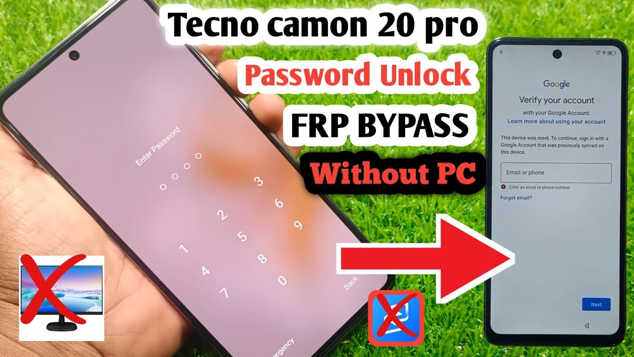 Tecno Camon 20 Pro Hard Reset | Password Forgot | Tecno Camon 20 Pro 5G FRP Bypass Android 13 NO PC