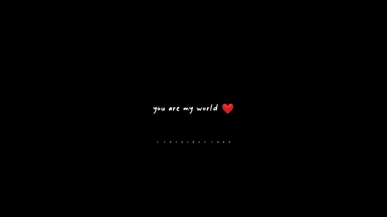 You are my Everything ❤😚 || Whatsapp Status Tamil || LL Black screen...