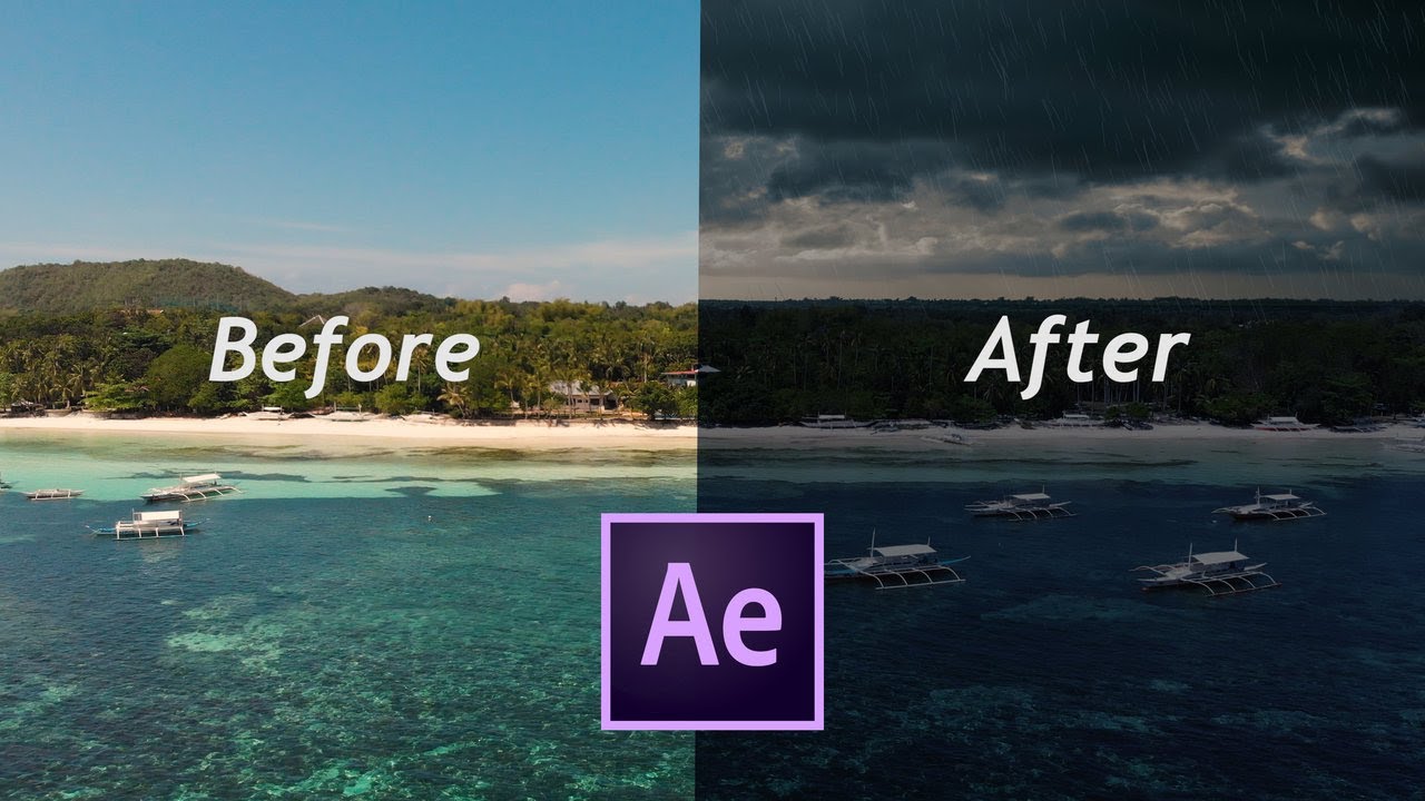 Day to Night Editing // After effects Tutorial