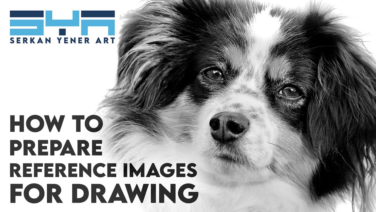 How to Prepare Reference Images for Drawing (Tutorial) | serkanyener.art