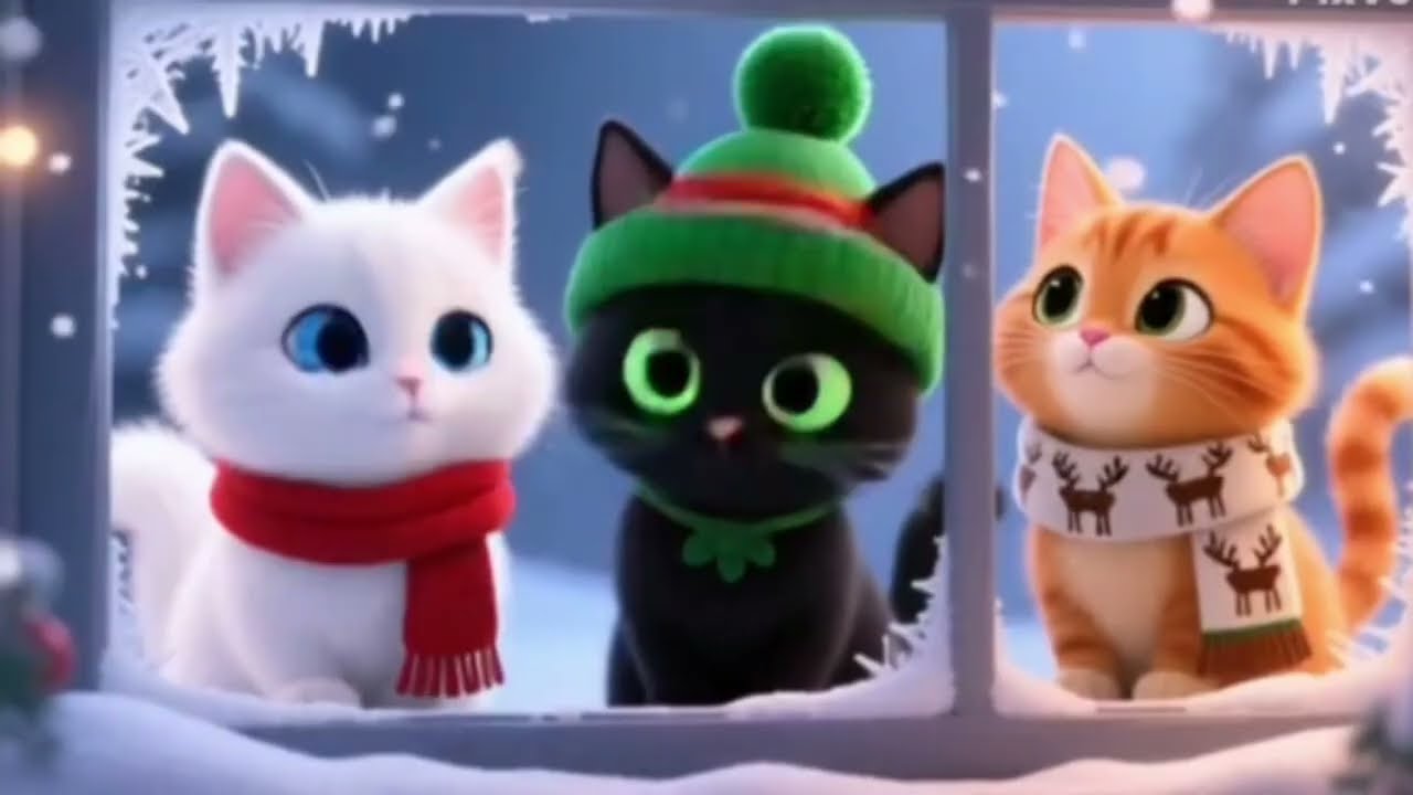 These Kittens Saved Christmas! 🐱✨ A Full Story. | Котята спасли Рождество! 🐱✨ Полная история.