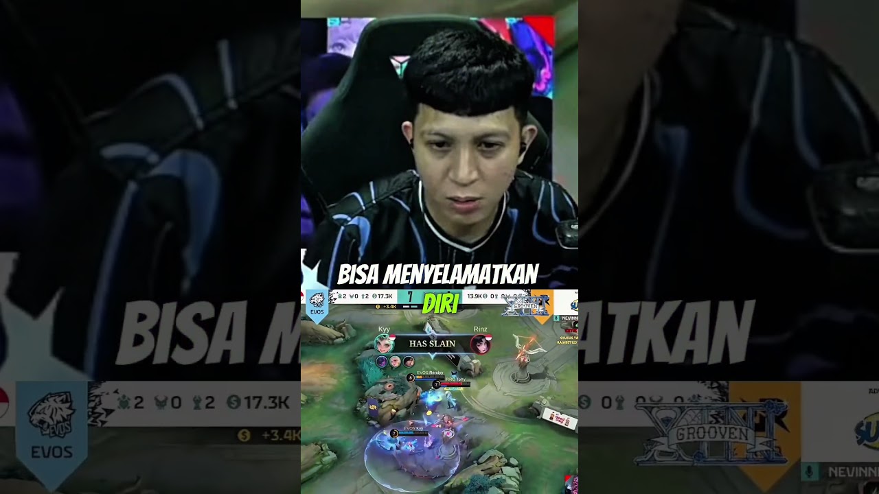 REAKSI BANG XIN RRQ VS EVOS MATCH 3 MPL ID S16 #xinnn #rrqxinn #rrq #evos #mpl #mobilelegends