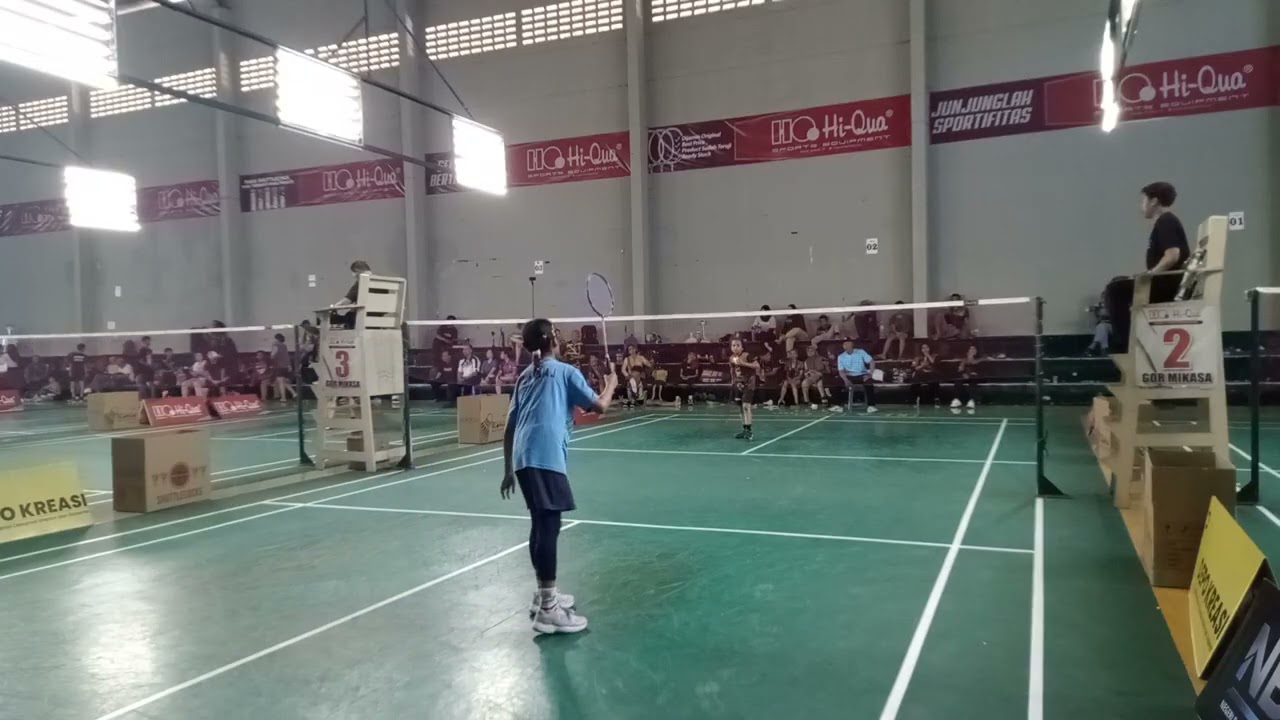 Turnamen bulutangkis mikasa junior series 3. Aisyah ayudia inara babak final