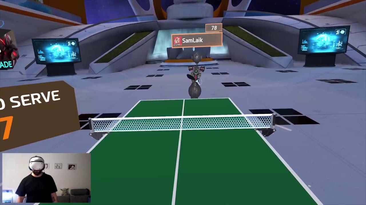 Racket Fury Table Tennis VR - mit Sam Laik