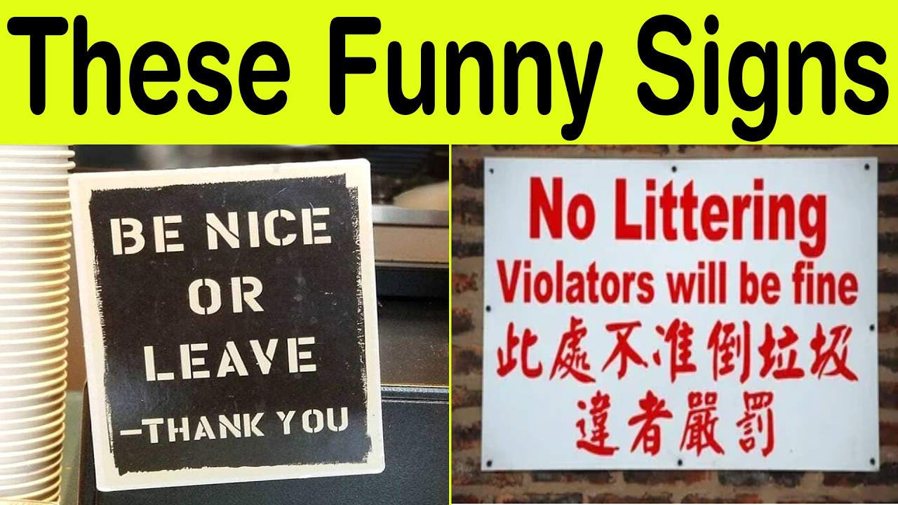 You Won&rsquo;t Stop Laughing at These Funny Signs &ndash; Internet Can&rsquo;t Handle It! || Happy Panda