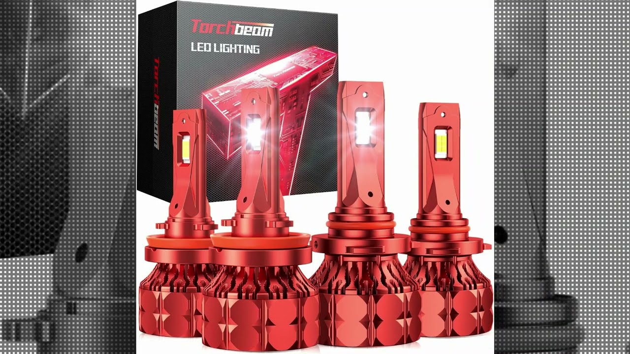 Torchbeam 9005HB3 H11H8H9 LED Headlight Bulbs