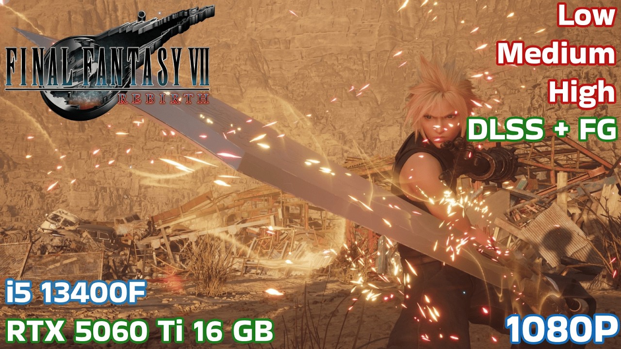 Testing i5 13400F and 5060 Ti on Final Fantasy VII Rebirth with DLSS 4.5!