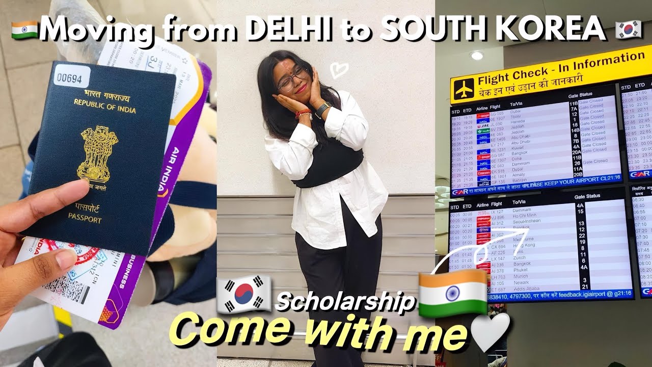 MOVING FROM INDIA TO KOREA 🇮🇳✈️🇰🇷 | STUDY ABROAD diaries!