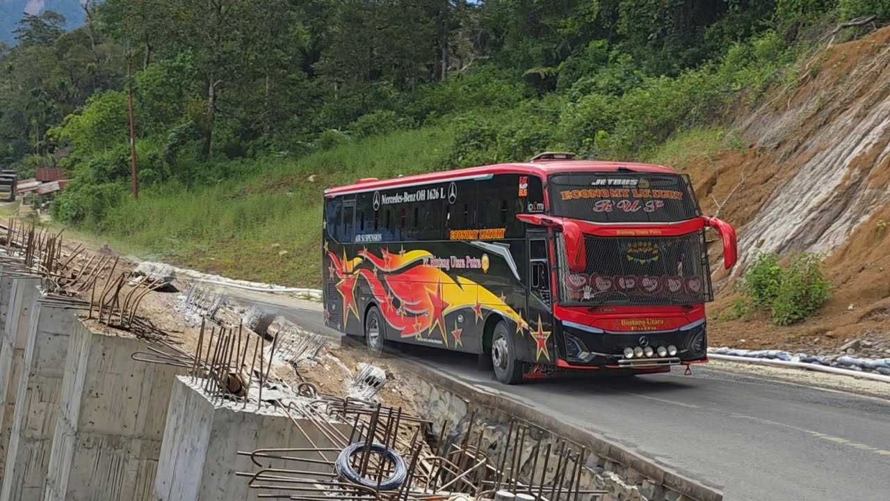 Situasi Terbaru Sore Ini !!! Perakitan Dinding Penahan Tanah Di Jalur Batu Jomba