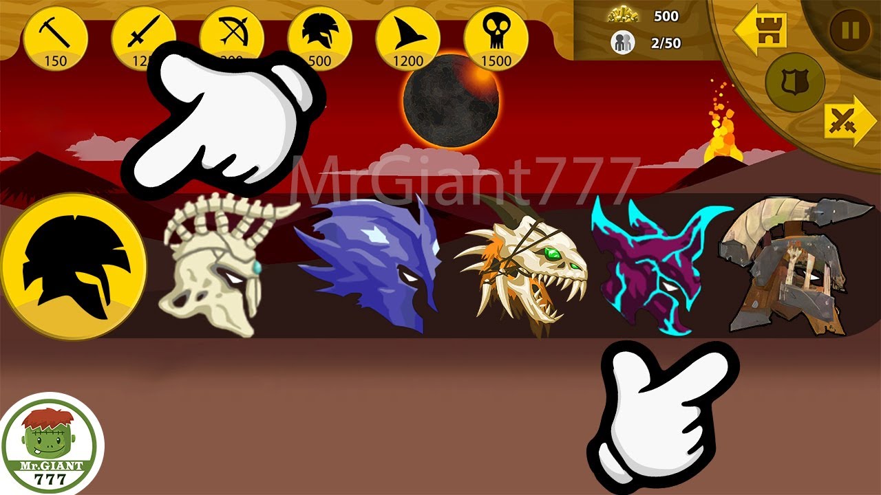 UNLIMITED SUMMONS! 5 SKINS SPEARTON MAX UPGRADE VS FINAL BOSS | Stick War Legacy Mod | MrGiant777
