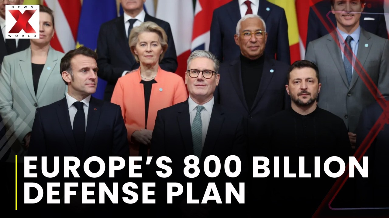 Von der Leyen Announces 800 Billion Euro Defense Push | NewsX World