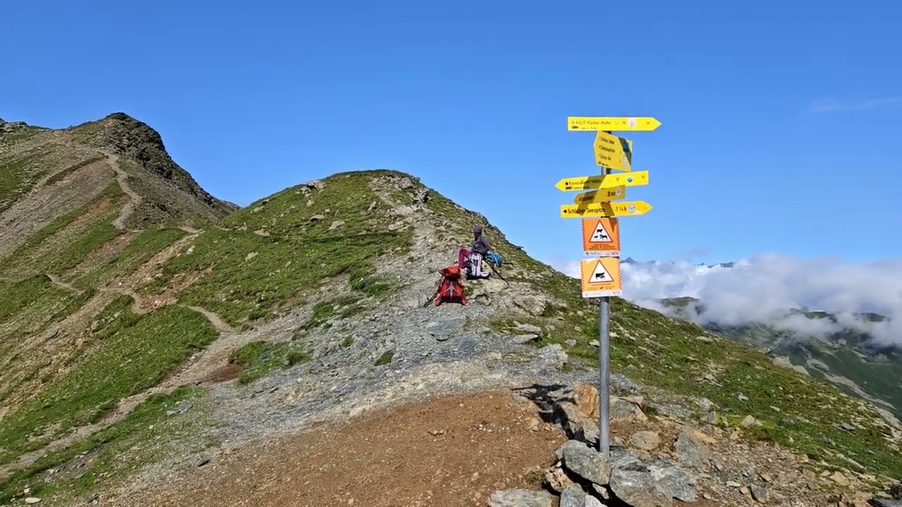 Stubaier Höhenweg - von der Starkenburger Hütte bis zur Nürnberger Hütte.