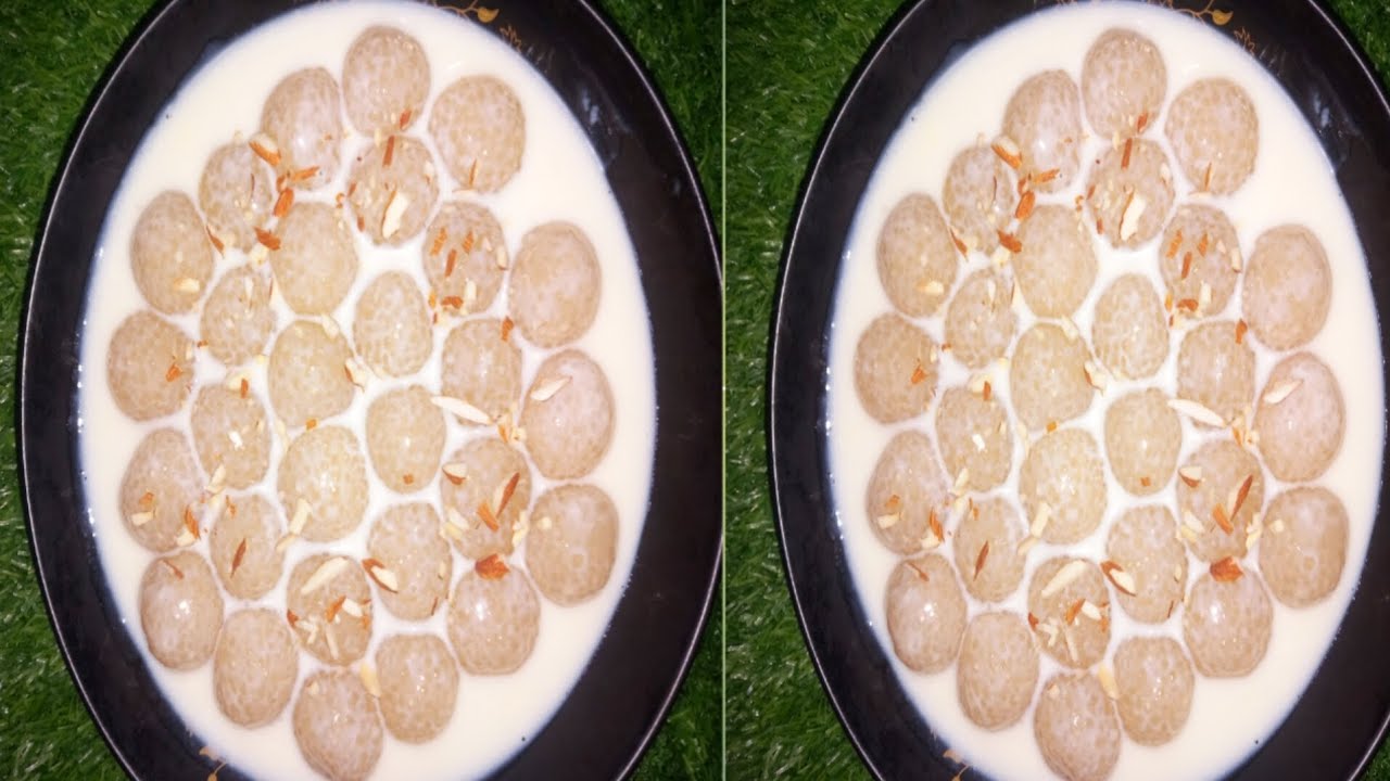 সাবুদানার রসমালাই রেসিপি | Sabudanar Rosmalai Recipe