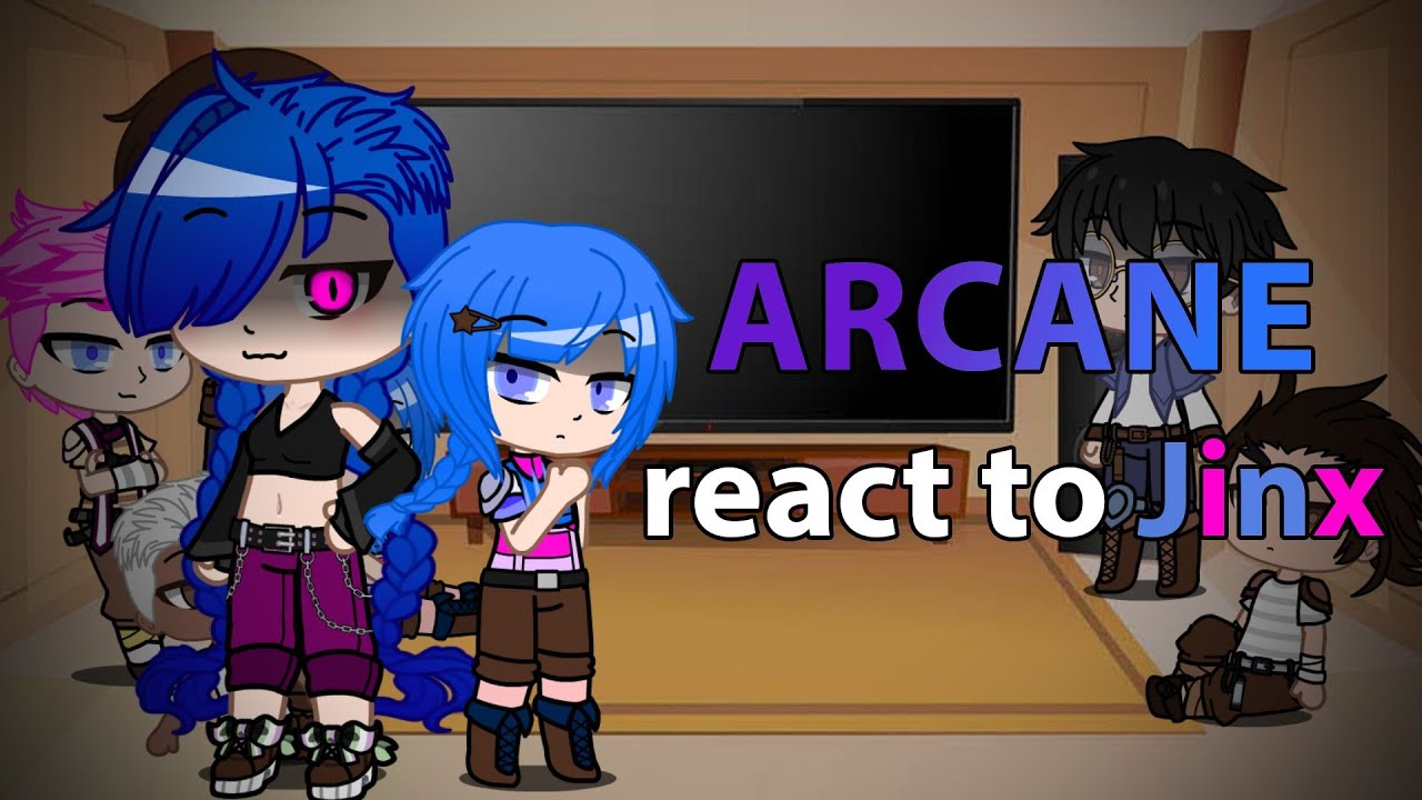 Past Arcane react to Jinx and Vi |Part 1| [Rus/Eng]