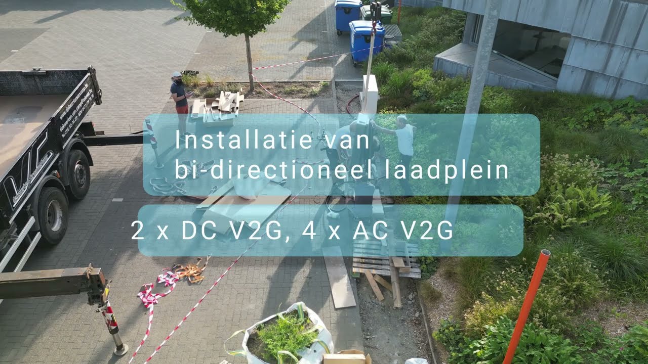 Installatie bidirectioneel laadplein
