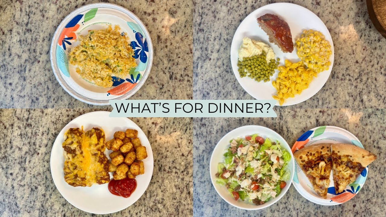 WHAT&rsquo;S FOR DINNER? | EASY & BUDGET FRIENDLY | REALISTIC WEEKNIGHT MEALS | DINNER INSPIRATION