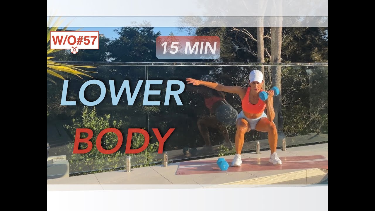 15 min LOWER BODY workout with DUMBBELLS | TREN INFERIOR con mancuernas W#57|Meli Chacón #lowerbody