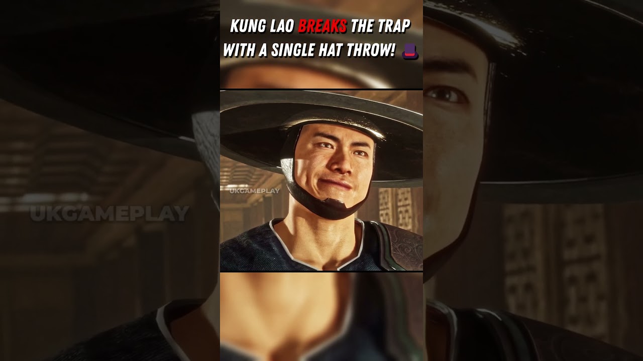 Kung Lao &mdash; the master of disarming traps with his hat! 🎩🧠