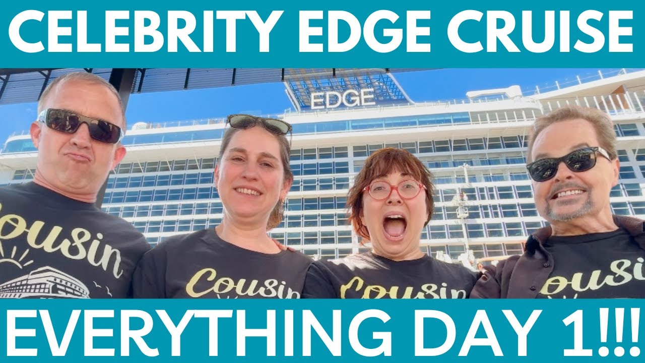 Celebrity Edge Cruise: Embarkation, Infinity Veranda Room Tour, Concierge Class Lunch AND MORE!