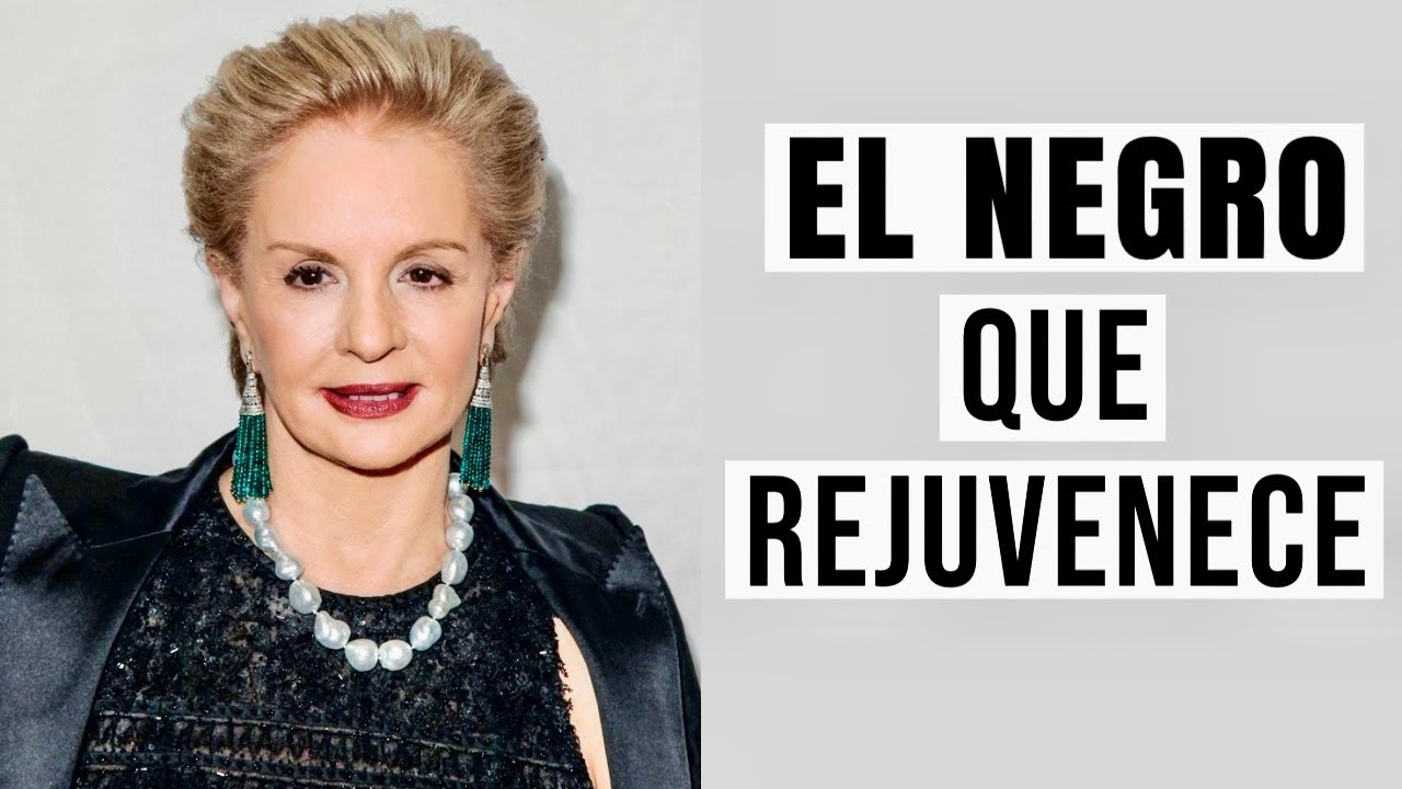 Cómo vestir de NEGRO Sin Verte Mayor a los 50 60 70 Años ✨