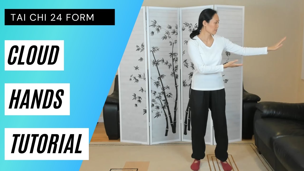 Tai Chi 24 Cloud Hands Step by Step - Upper, Lower & Entire Body Movements to Improve Coordination