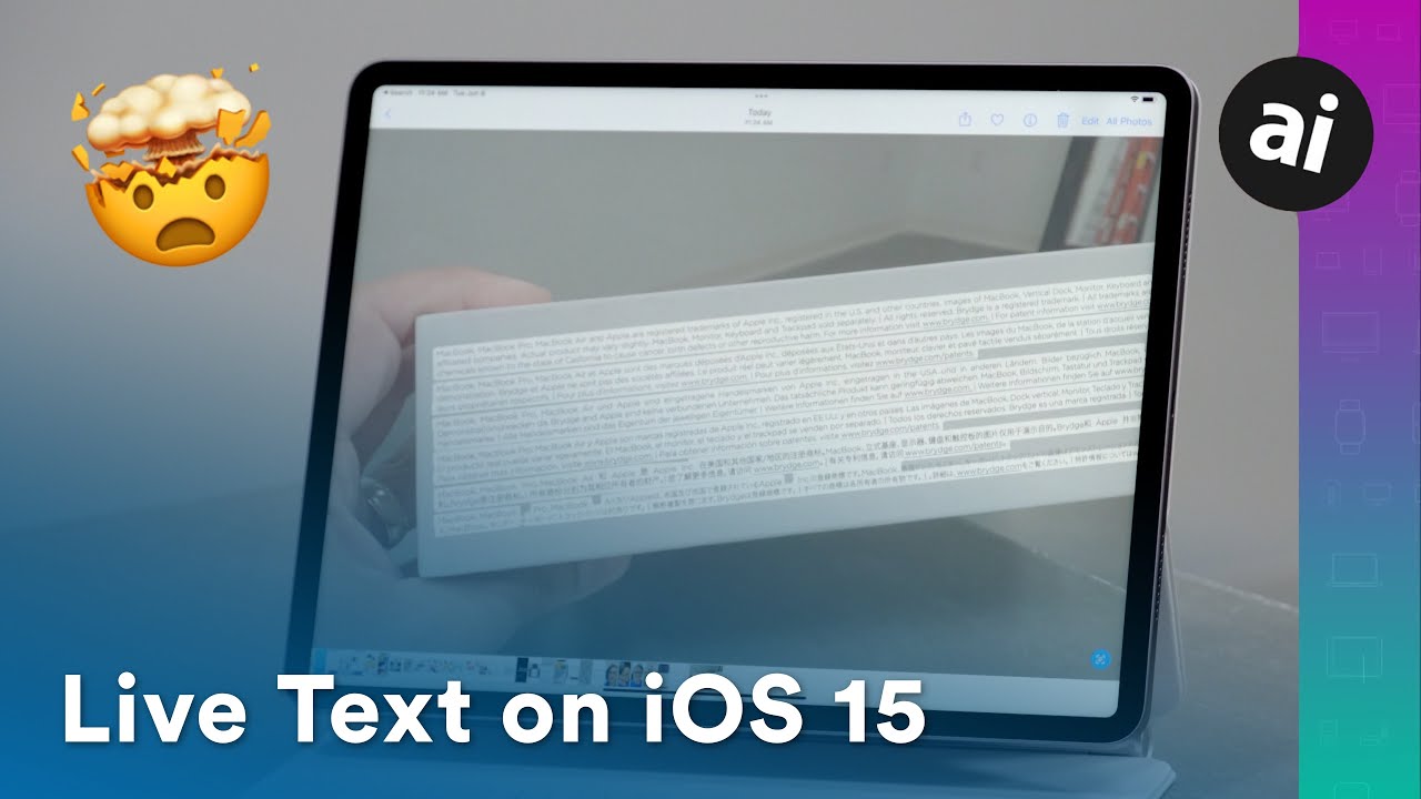 Живой текст iOS 15 &mdash; извлечение текста из любой фотографии