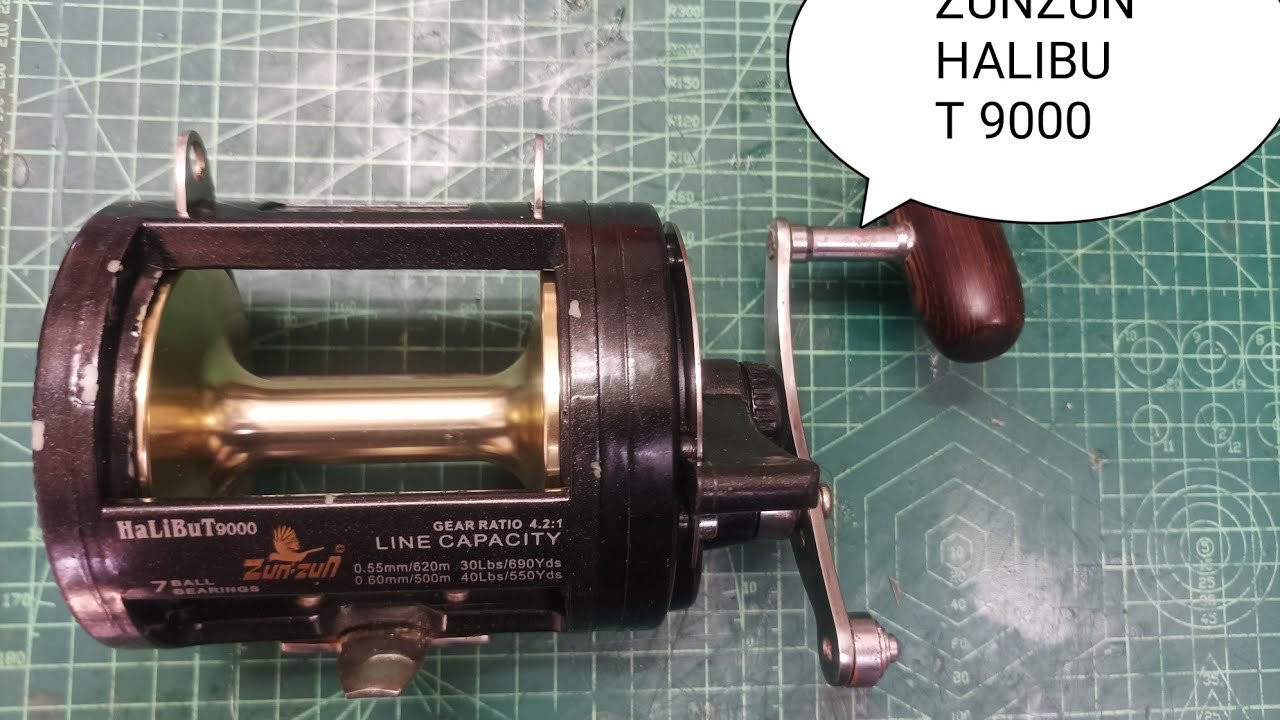 CARRETE O REEL ZUNZUN HALIBU T 9000 REPARACIÓN MANTENIMIENTO