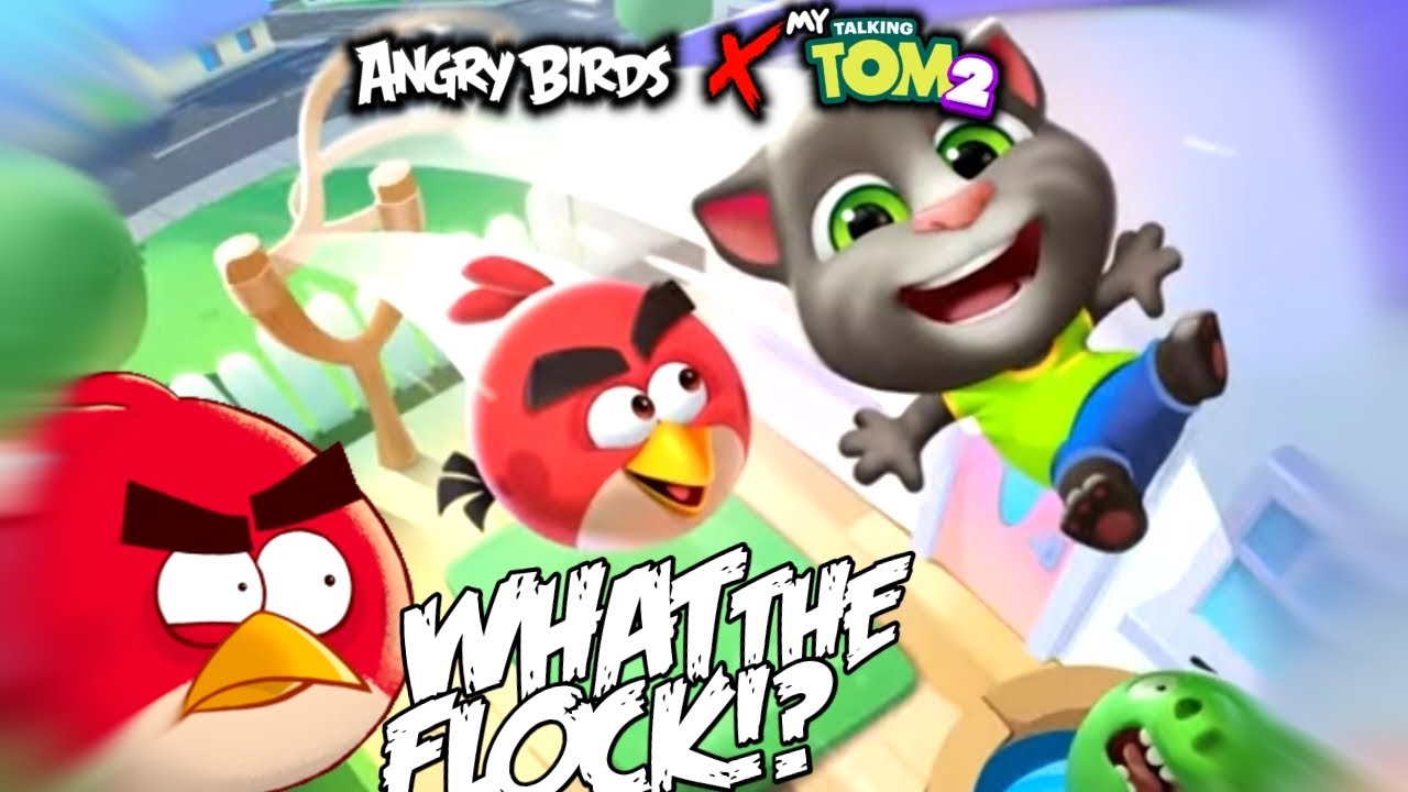 What The Flock!? | Angry Birds × My Talking Tom 2 Gameplay 🐤🐱