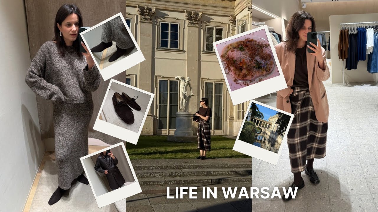 Жизнь в Варшаве: обучение в Cos, шикарный костюм и сапоги  Massimo Dutti, парк Łazienki Królewskie