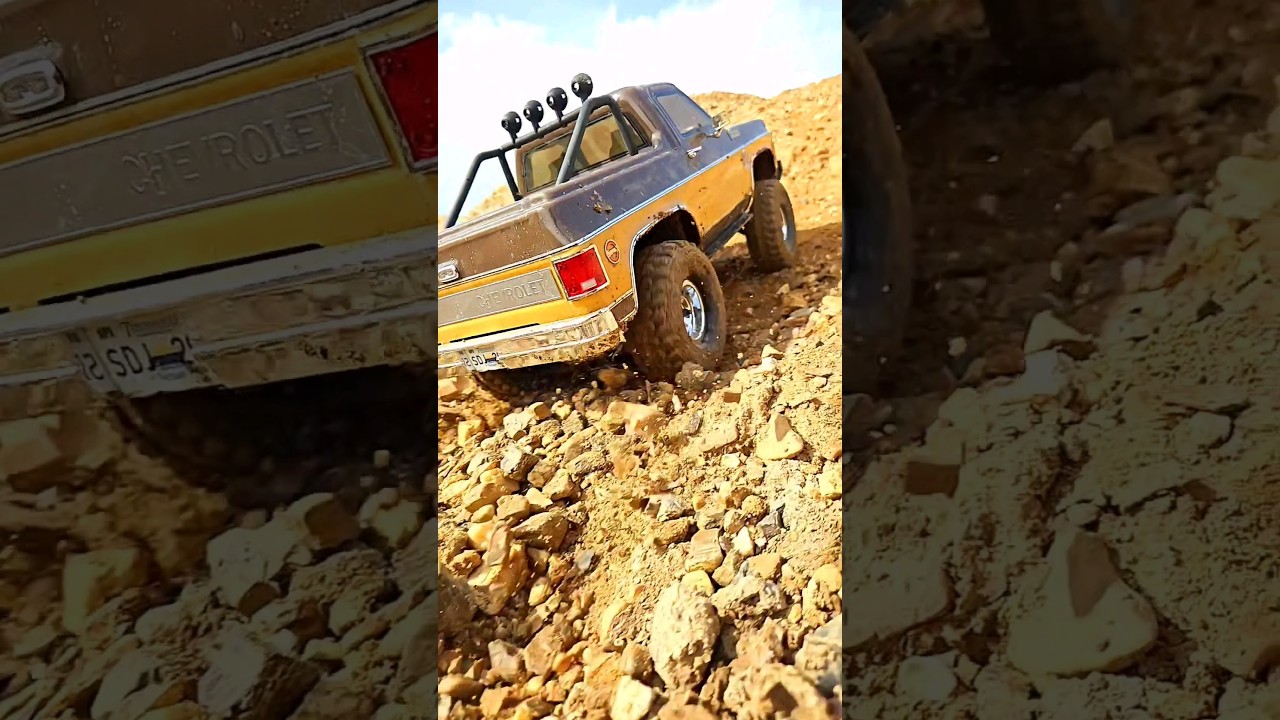 FCX 10 FMS Chevy K5 Blazer rc scale crawler hill climp @fmsmodelRC