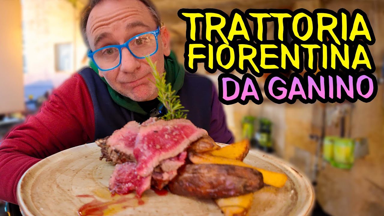 MANGIO UNA FIORENTINA DA URLO A FIRENZE - Osteria Ganino
