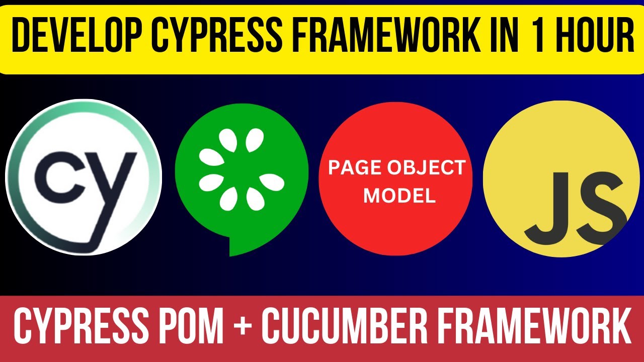 Cypress tutorial #39 | Building Cypress POM with Cucumber in One Hour