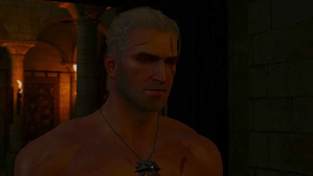 Geralt gołodupiec podrywa kobietę z okienka numer 1