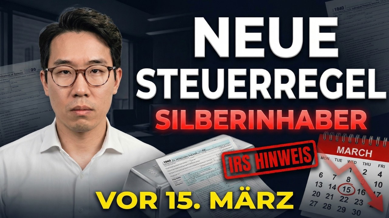 Neue Steuerregel nimmt Silberhalter ins Visier: Was du vor dem 15. März 2026 UNBEDINGT wissen musst