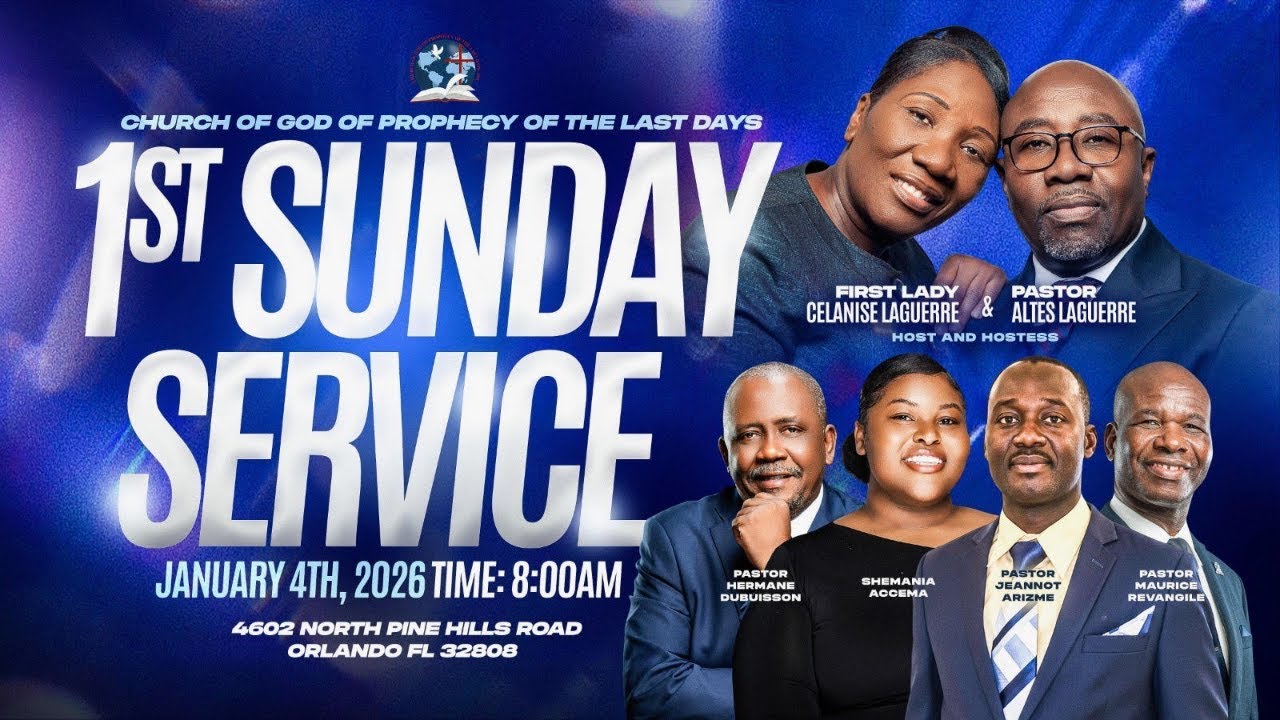 La Prophecy Orlando | 1st Sunday of the Year Service | January 4, 2026