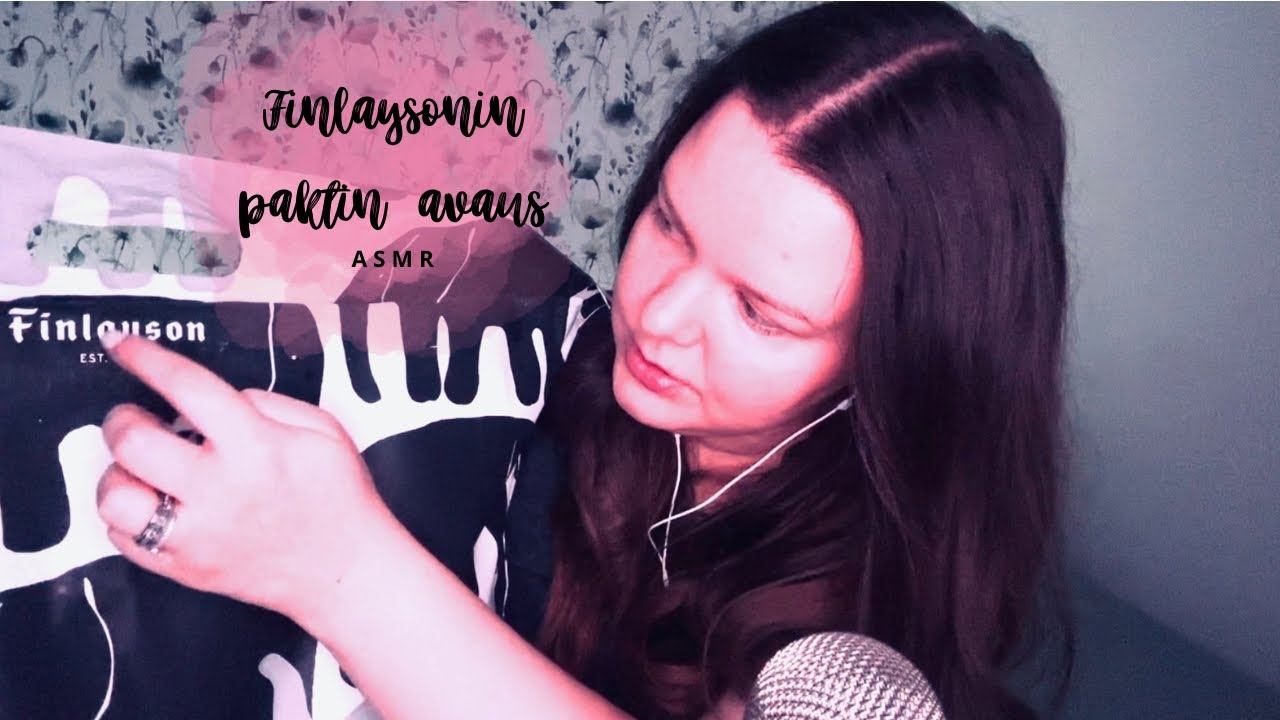 ASMR SUOMI 🛍️ Finlaysonin paketin avaus, kuiskailuja, kangasääniä 