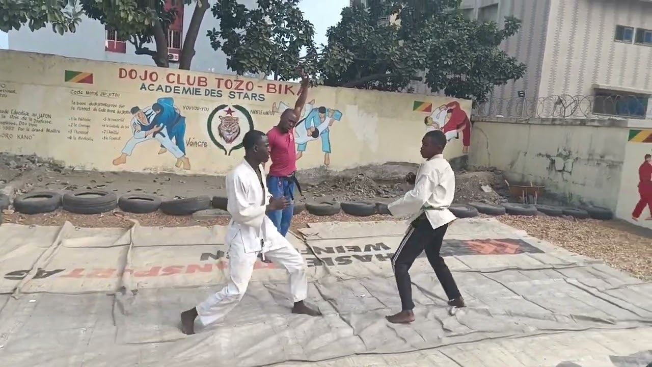séance d'arbitrage jujitsu Self défense avec maître Cédric