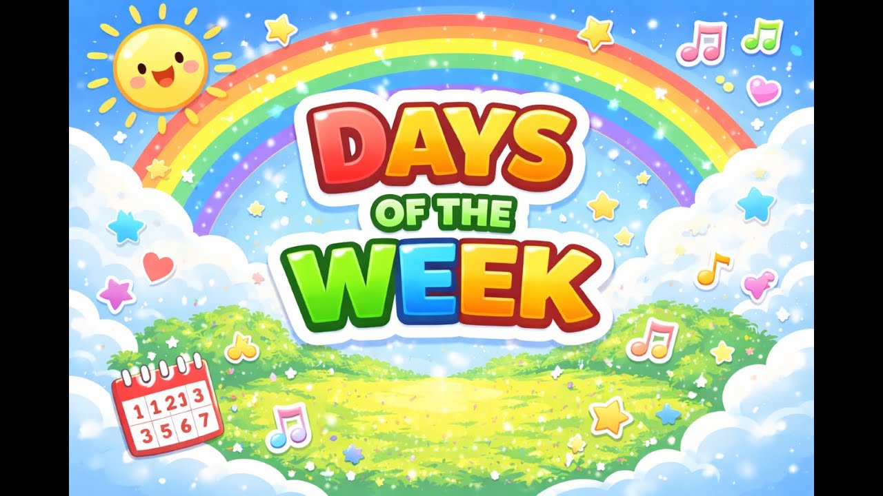 Days of the Week for Kids 👶🌈 | Educational Song🚀